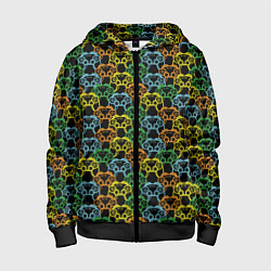 Толстовка на молнии детская Gamer, цвет: 3D-черный