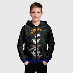 Толстовка на молнии детская WOMANSHAMAN, цвет: 3D-синий — фото 2