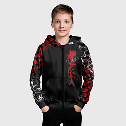 Толстовка на молнии детская TOKYO REVENGERS RED STYLE TEAM, цвет: 3D-черный — фото 2