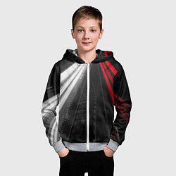 Толстовка на молнии детская Unlimited Highway, цвет: 3D-меланж — фото 2