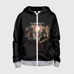 Толстовка на молнии детская Code Vein - Вампиры, цвет: 3D-меланж