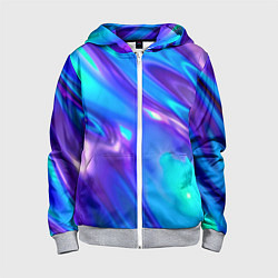 Детская толстовка на молнии Neon Holographic