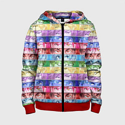 Толстовка на молнии детская Баскетбол Куроко Манга Аниме, Глаза, цвет: 3D-красный