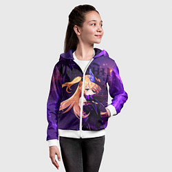 Толстовка на молнии детская Fischl Фишль, цвет: 3D-белый — фото 2