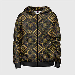 Детская толстовка на молнии Versace classic pattern