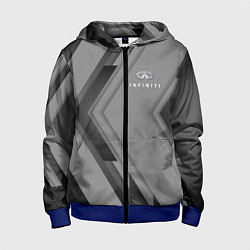 Толстовка на молнии детская Infinity Autosport, цвет: 3D-синий