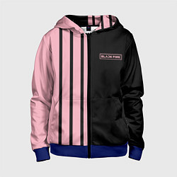 Детская толстовка на молнии BLACKPINK HALF BLACK-PINK MINI LOGO