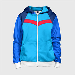 Толстовка на молнии детская Спортик из 90х FIRM, цвет: 3D-белый