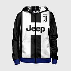 Толстовка на молнии детская Juventus collection, цвет: 3D-синий