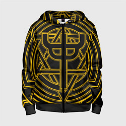 Толстовка на молнии детская Invincible Shield icon - Judas Priest, цвет: 3D-черный