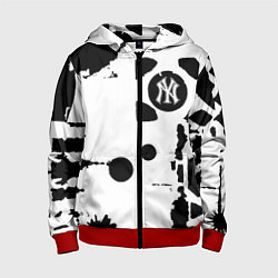 Детская толстовка на молнии New York yankees - baseball team pattern