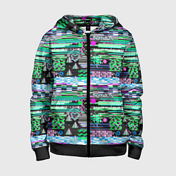 Детская толстовка на молнии Abstract color pattern