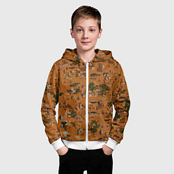 Толстовка на молнии детская Герои 3 Карта Фабрики, цвет: 3D-белый — фото 2