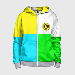 Детская толстовка на молнии Borussia color cport