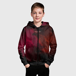 Толстовка на молнии детская Smile and colors, цвет: 3D-черный — фото 2