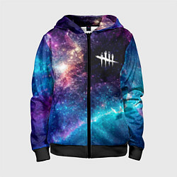 Толстовка на молнии детская Dead by Daylight space game, цвет: 3D-черный