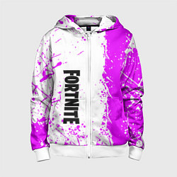 Детская толстовка на молнии Fortnite pink color