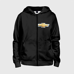 Детская толстовка на молнии Chevrolet logo