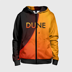 Толстовка на молнии детская Dune Arrakis, цвет: 3D-черный