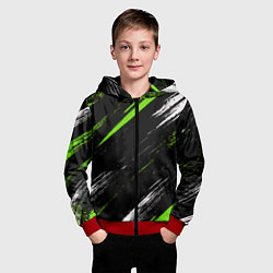 Толстовка на молнии детская Sports suit, цвет: 3D-красный — фото 2