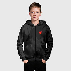 Толстовка на молнии детская Хати и Сколь, цвет: 3D-черный — фото 2