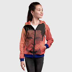 Толстовка на молнии детская Tyler Blood, цвет: 3D-синий — фото 2