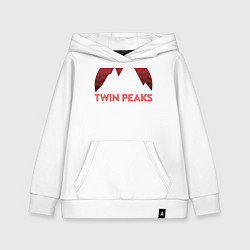 Толстовка детская хлопковая Twin Peaks: Pie & Murder, цвет: белый