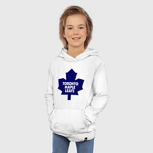 Детская толстовка-худи Toronto Maple Leafs / Белый – фото 3