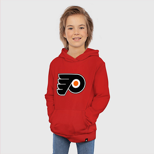 Детская толстовка-худи Philadelphia Flyers / Красный – фото 3