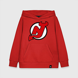 Толстовка детская хлопковая New Jersey Devils, цвет: красный