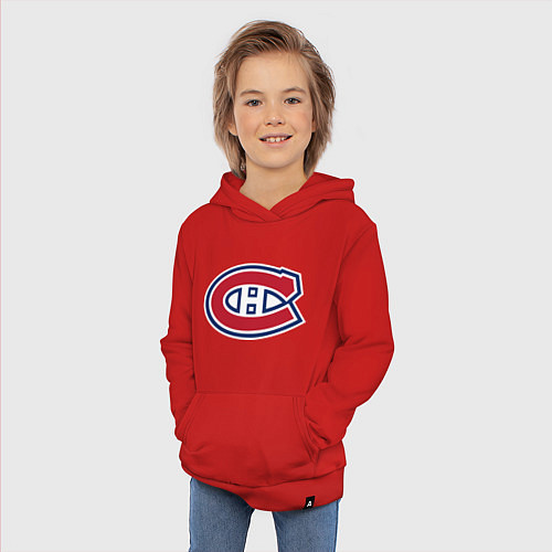 Детская толстовка-худи Montreal Canadiens / Красный – фото 3