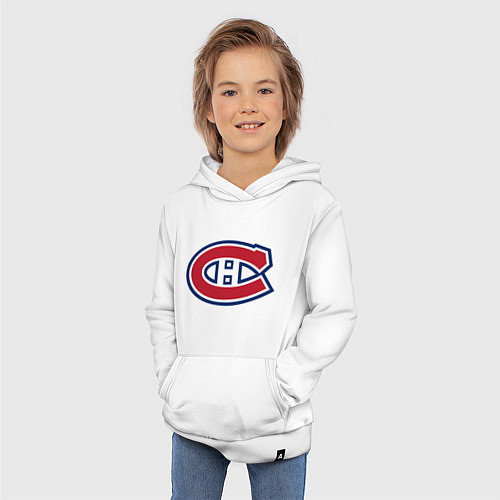 Детская толстовка-худи Montreal Canadiens / Белый – фото 3