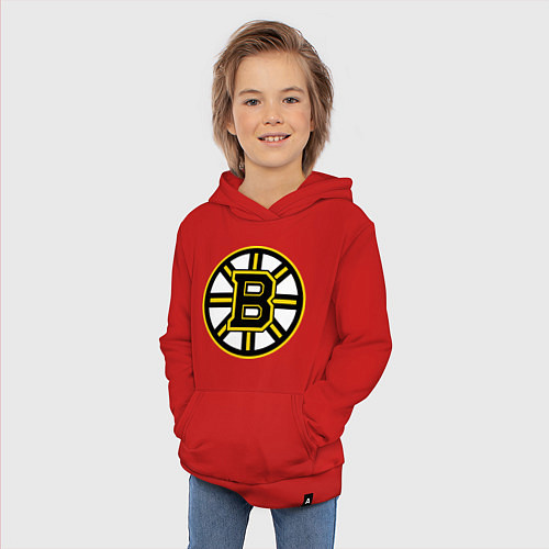 Детская толстовка-худи Boston Bruins / Красный – фото 3