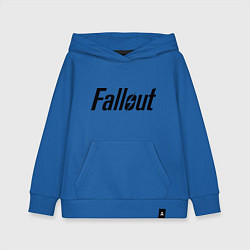 Толстовка детская хлопковая Fallout, цвет: синий