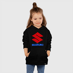 Толстовка детская хлопковая Suzuki, цвет: черный — фото 2