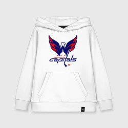Толстовка детская хлопковая Washington Capitals: Ovechkin, цвет: белый