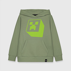 Толстовка детская хлопковая Green Creeper, цвет: авокадо