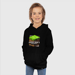 Толстовка детская хлопковая Minecraft: Pocket Edition, цвет: черный — фото 2