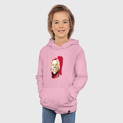 Толстовка детская хлопковая James Hetfield, цвет: светло-розовый — фото 2