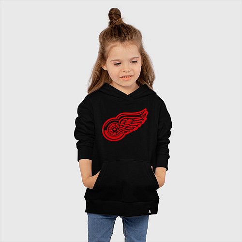 Детская толстовка-худи Detroit Red Wings: Pavel Datsyuk / Черный – фото 4