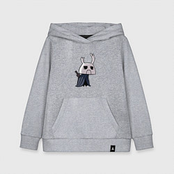 Толстовка детская хлопковая Hollow Knight, цвет: меланж