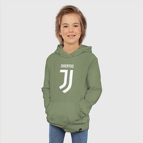 Детская толстовка-худи FC Juventus / Авокадо – фото 3