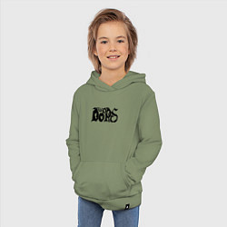 Толстовка детская хлопковая The Doors, цвет: авокадо — фото 2