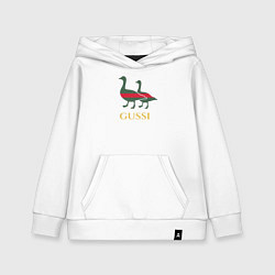 Толстовка детская хлопковая GUSSI GG, цвет: белый