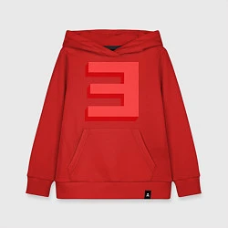 Толстовка детская хлопковая Eminem: Big E, цвет: красный
