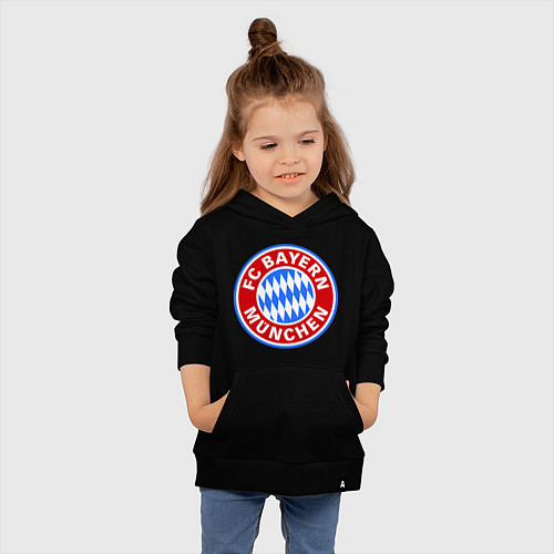 Детская толстовка-худи Bayern Munchen FC / Черный – фото 4