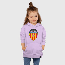 Толстовка детская хлопковая Valencia CF, цвет: лаванда — фото 2