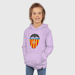 Толстовка детская хлопковая Valencia CF, цвет: лаванда — фото 2