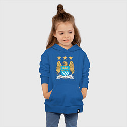 Толстовка детская хлопковая Manchester City FC, цвет: синий — фото 2