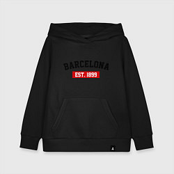 Детская толстовка-худи FC Barcelona Est. 1899